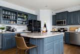 One of the most important areas of the house for Berk was the kitchen, as Elrod was struggling to figure out how to be a family without his wife. The kitchen is designed for Elrod to cook for his sons without really having to think about it. "So he could just be the dad and live in that moment."