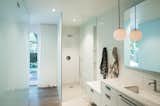 Homeowner Chris Archer won’t have to worry about anything caving in in his new master bath, which now has an oversize, walk-in shower. 